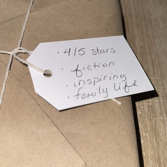 Mystery book NEW fiction hardcover Brown Gift wrap - Picture 2 of 2